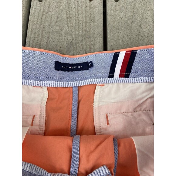 Tommy Hilfiger Men’s Coral Golf Chino Shorts Size 36 Classic Fit Cotton Stretch - Picture 3 of 11